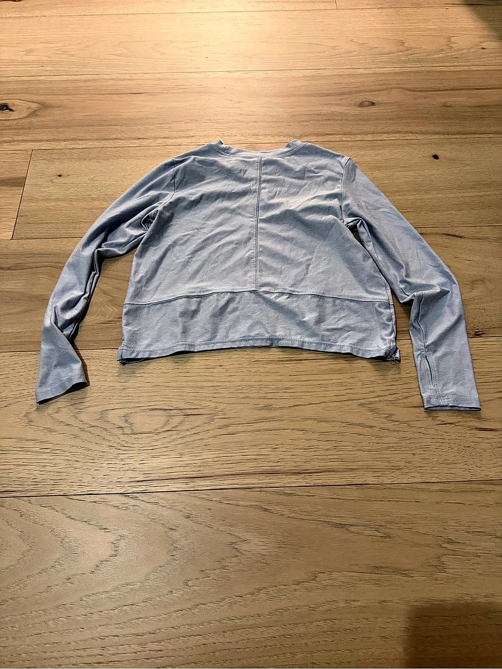 Old Navy CloudMotion Long-Sleeve Performance T-Shirt for Girls Small Gray - Picture 2 of 3